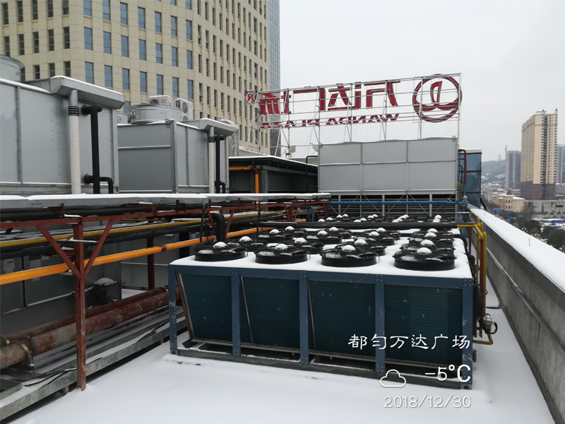 万达广场综合体冷暖中央空调+热水项目